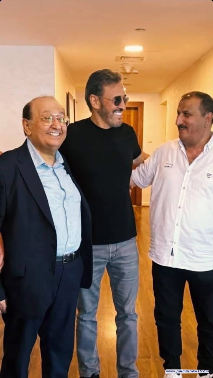 كاظم الساهر مع نخبة من فناني العراق